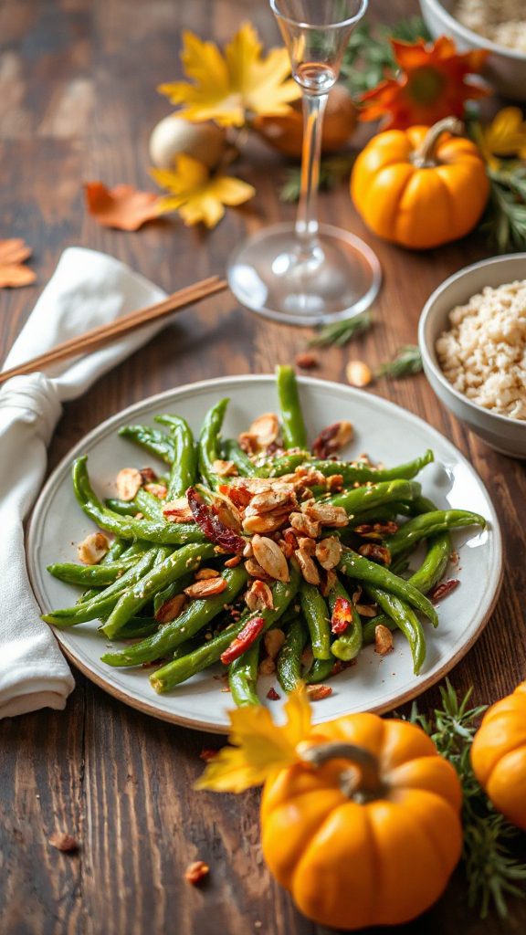 flavorful green bean side dish