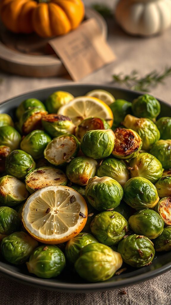 flavorful roasted brussels sprouts