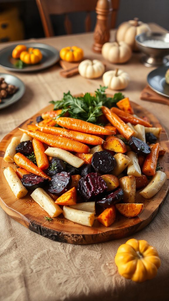 flavorful roasted root medley