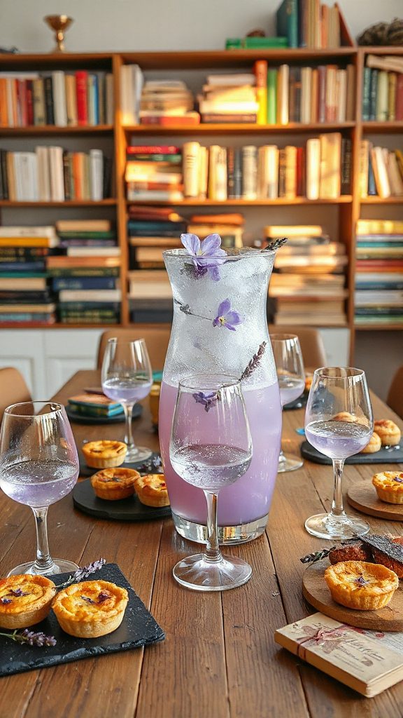 floral bubbly book club cocktail floral bubbly book club cocktail