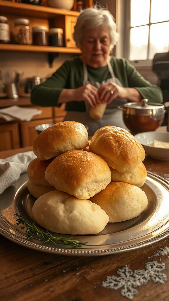 fluffy buttery dinner rolls
