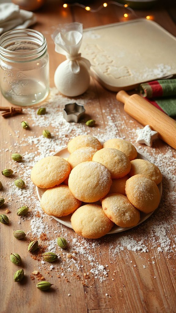 fragrant cardamom sugar cookies