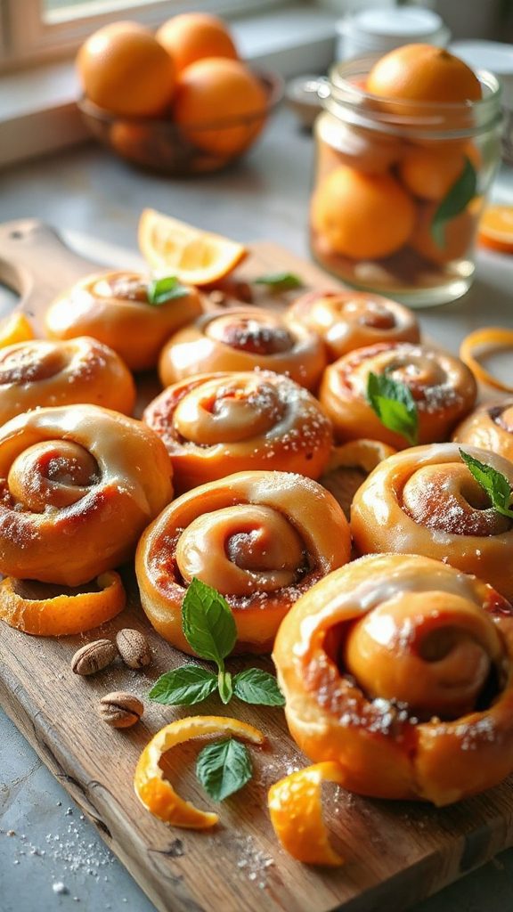 fragrant orange cardamom rolls
