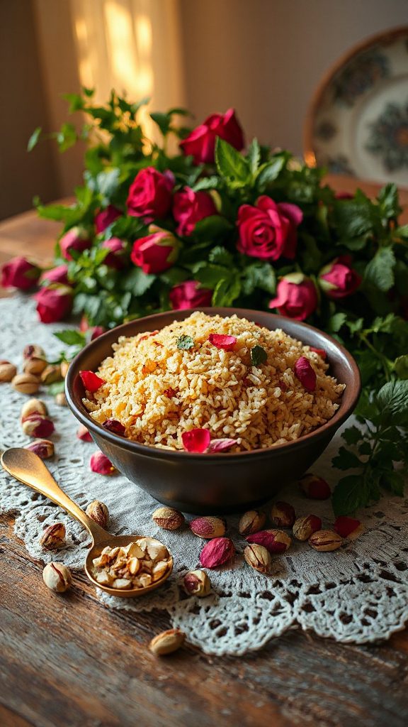 fragrant persian rice pilaf