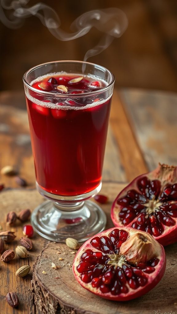fragrant pomegranate cardamom dessert fragrant pomegranate cardamom dessert