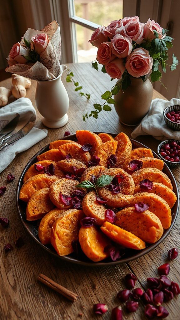 fragrant roasted sweet potatoes