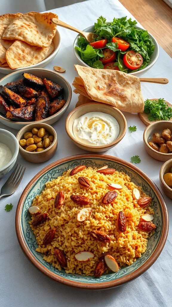 fragrant spiced lebanese rice