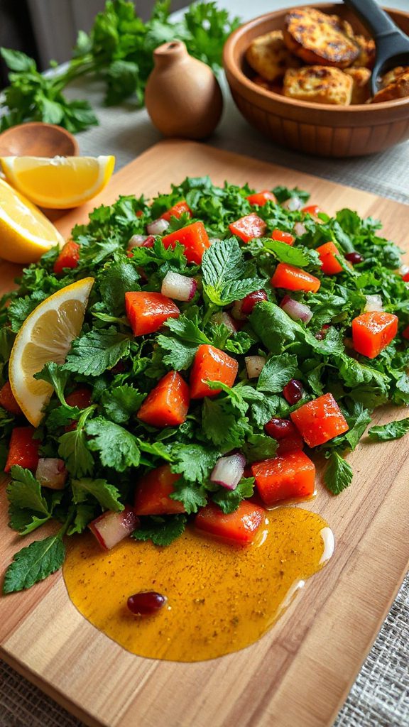 fresh herb salad recipe