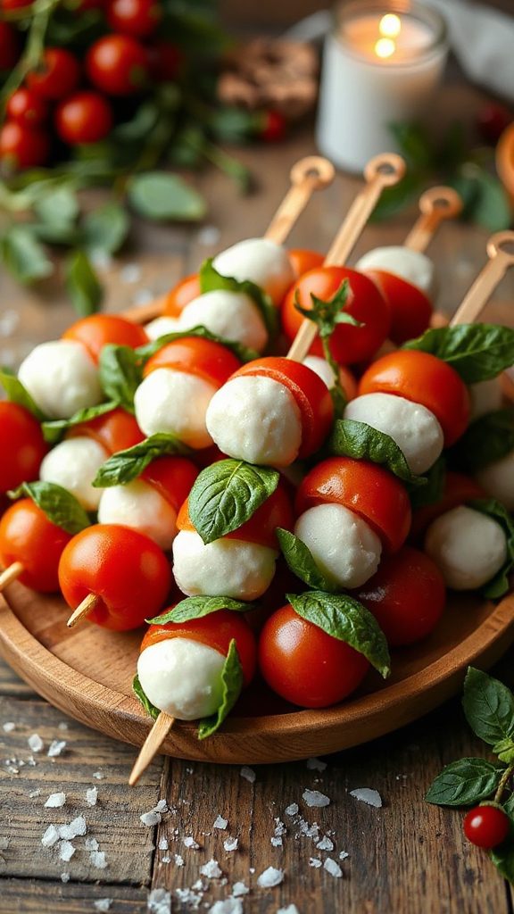 fresh italian appetizer skewers