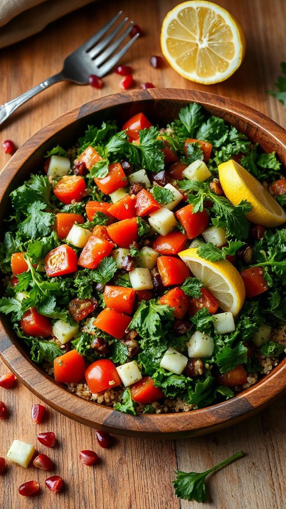 fresh parsley tabouli salad