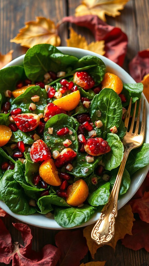 fresh spinach salad recipe
