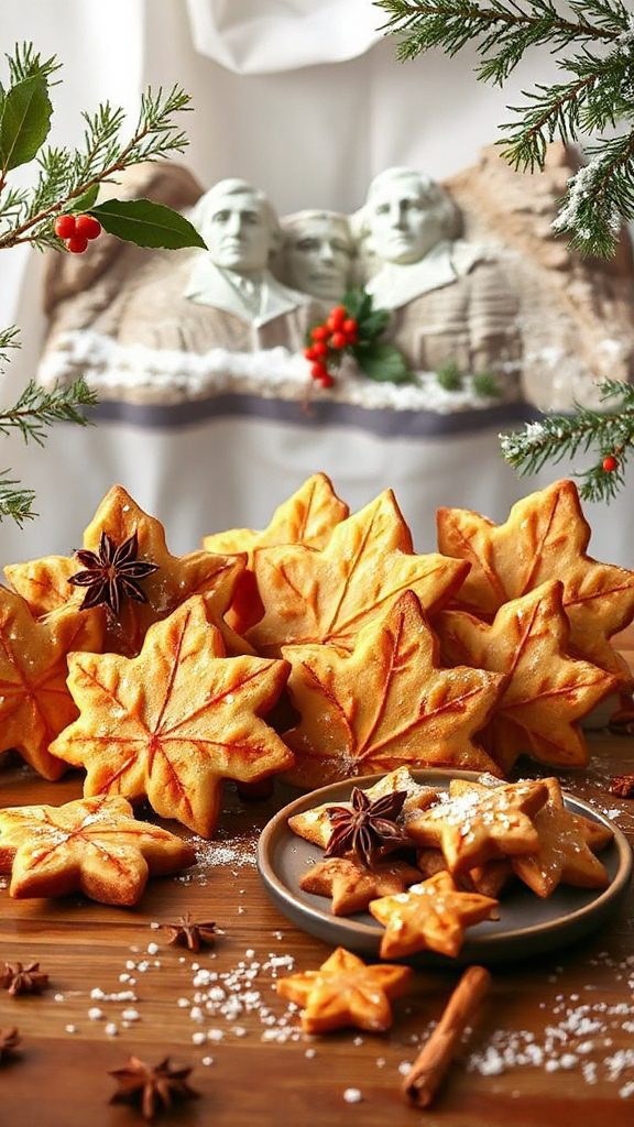 frosted festive maple cookies frosted festive maple cookies