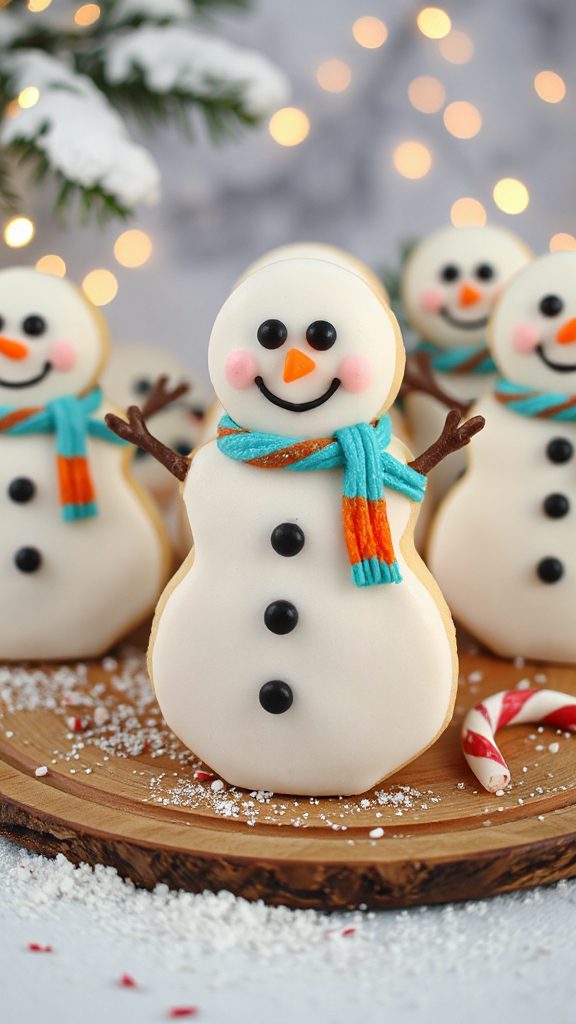 frosty snowman holiday cookies frosty snowman holiday cookies
