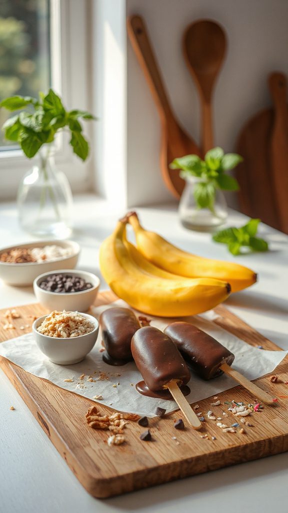 frozen banana pops recipe