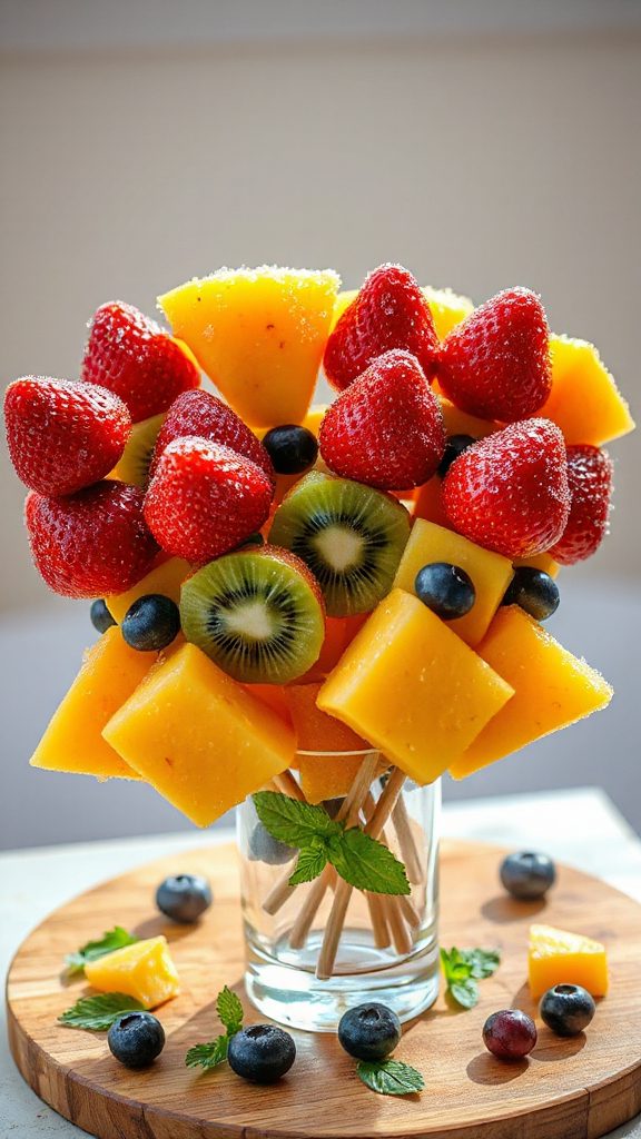 frozen fruit dessert recipe