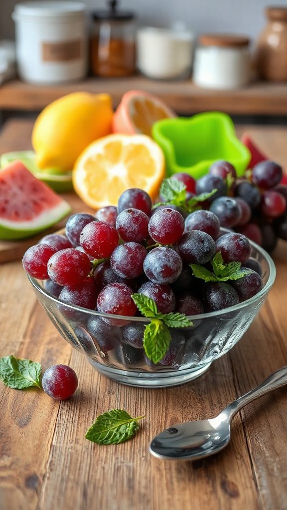 frozen grapes make healthy snacks frozen grapes make healthy snacks