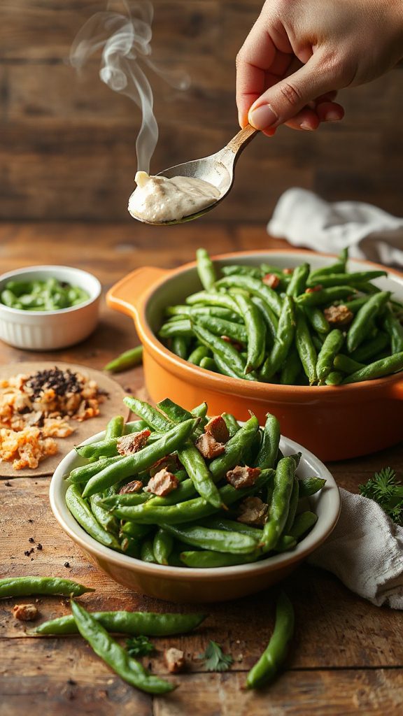 frozen green bean casserole