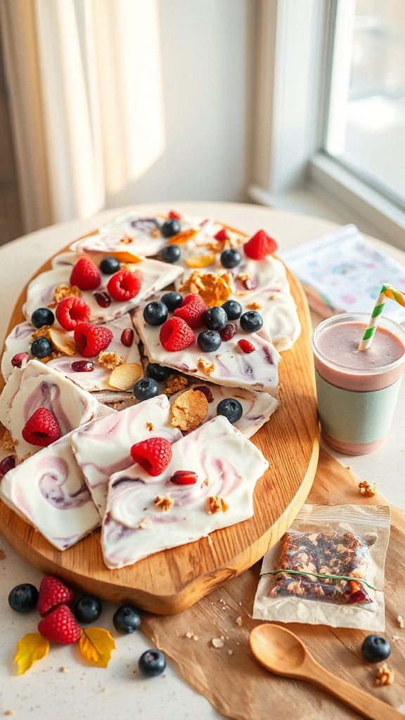 frozen yogurt bark recipe