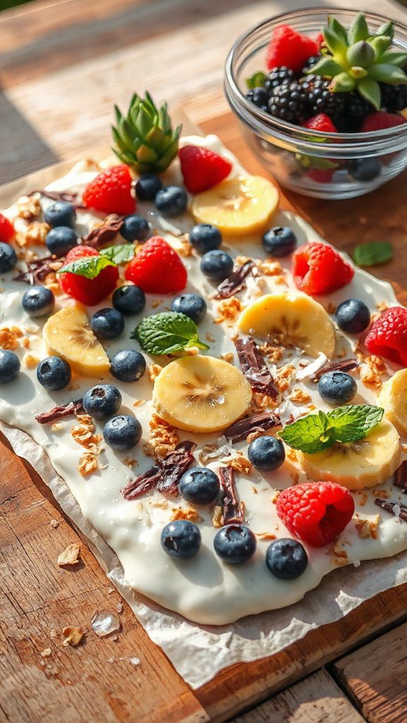 fruit and yogurt treat