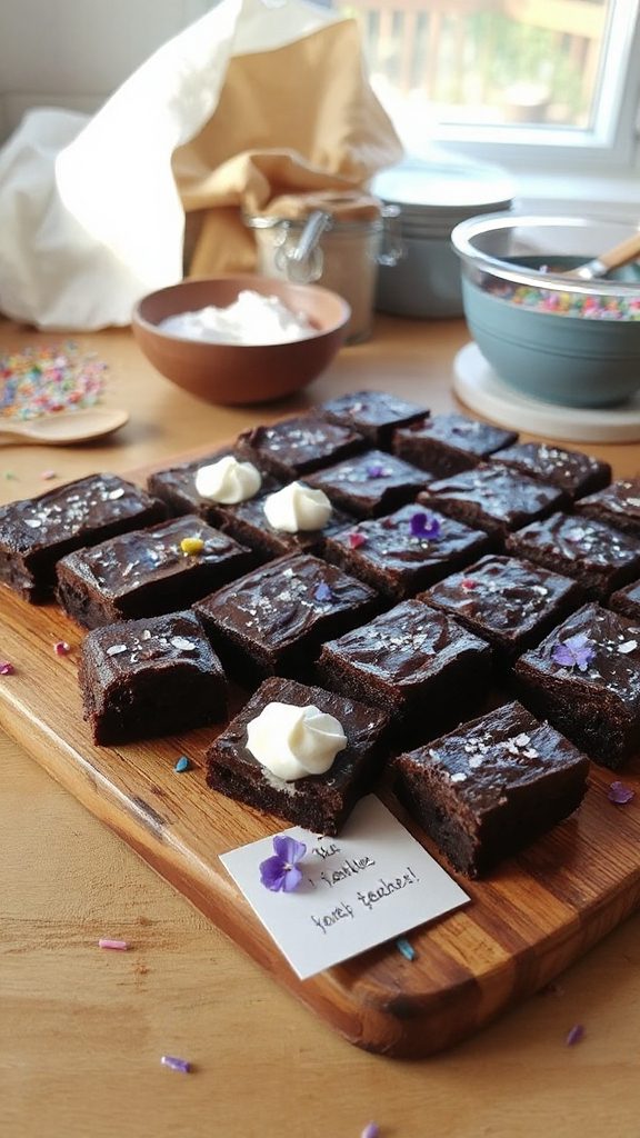 fudgy bite sized chocolate brownies fudgy bite sized chocolate brownies