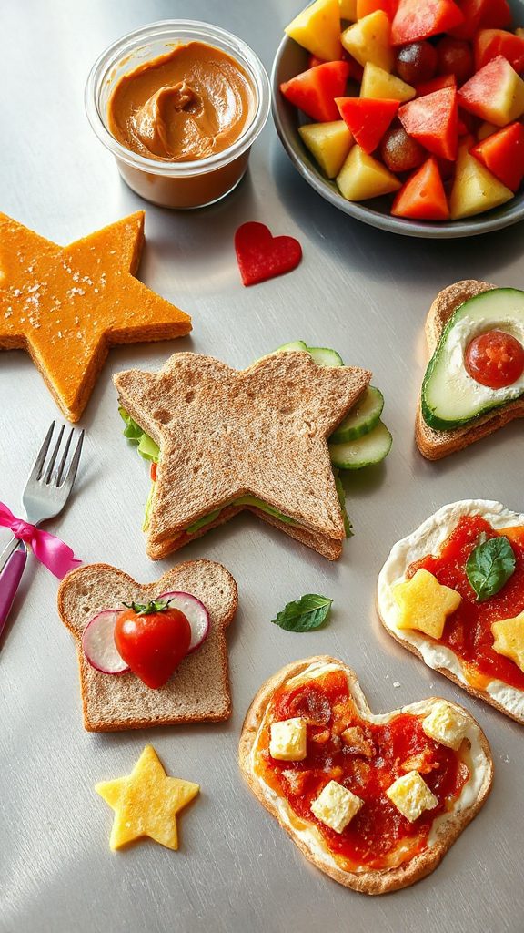 fun sandwich shapes made