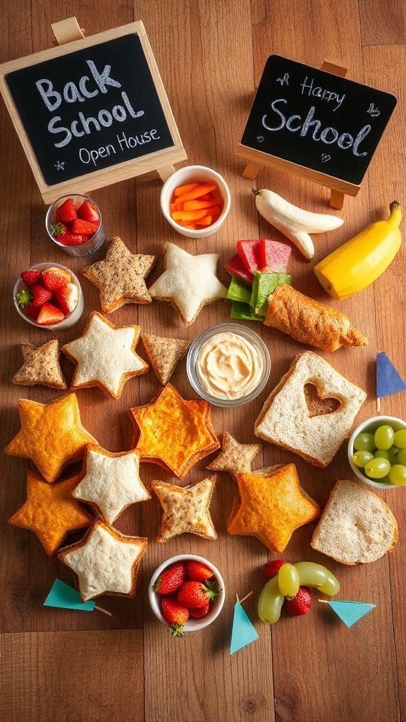 fun shaped kid friendly sandwiches