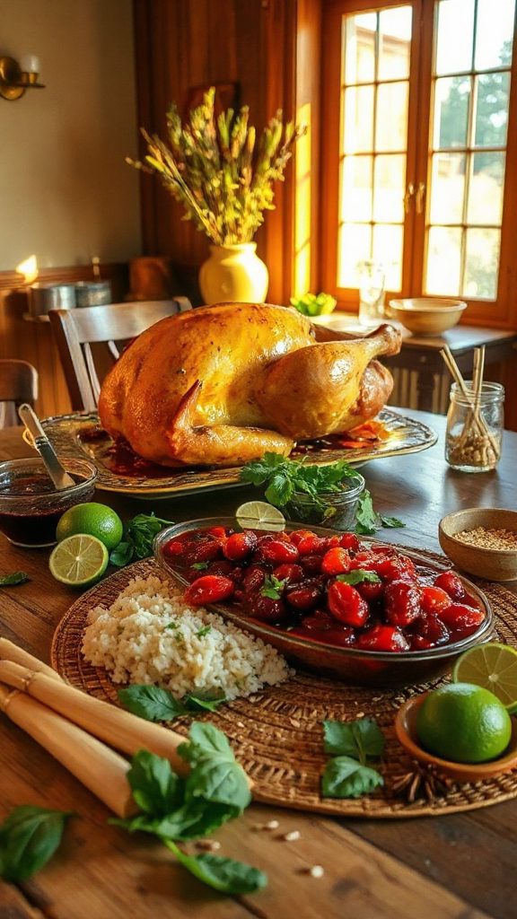 galangal turkey with cranberry sauce