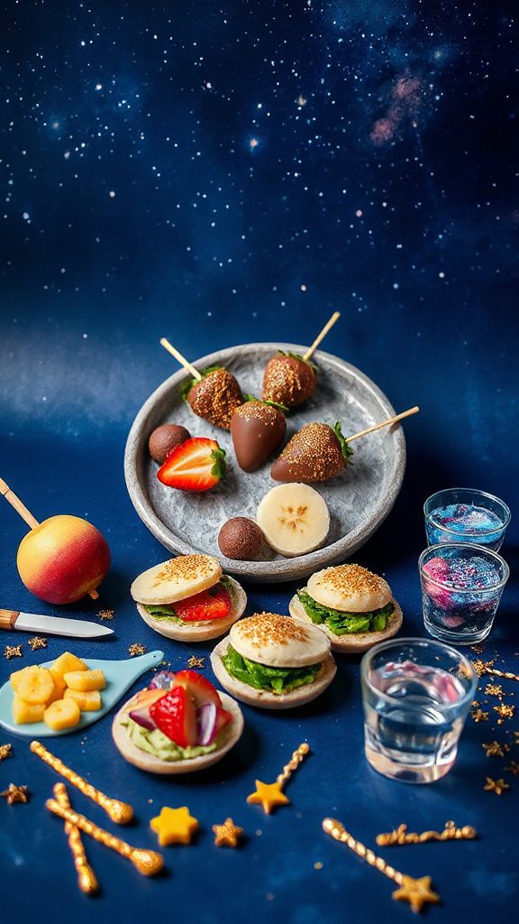 galaxy inspired fruit snacks