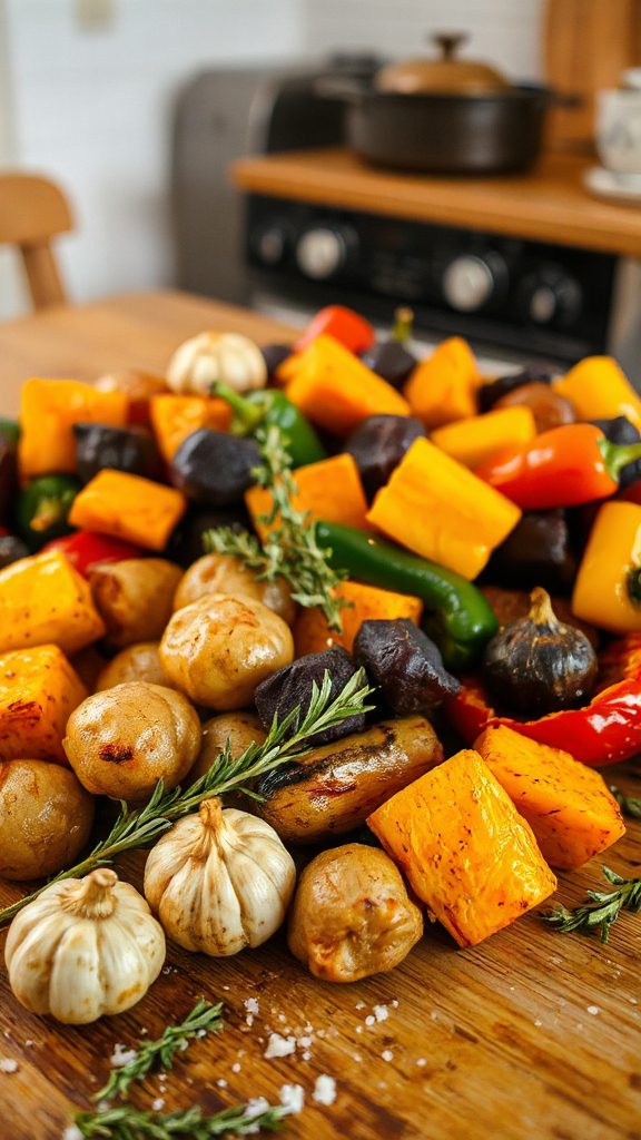 garlic and rosemary potatoes