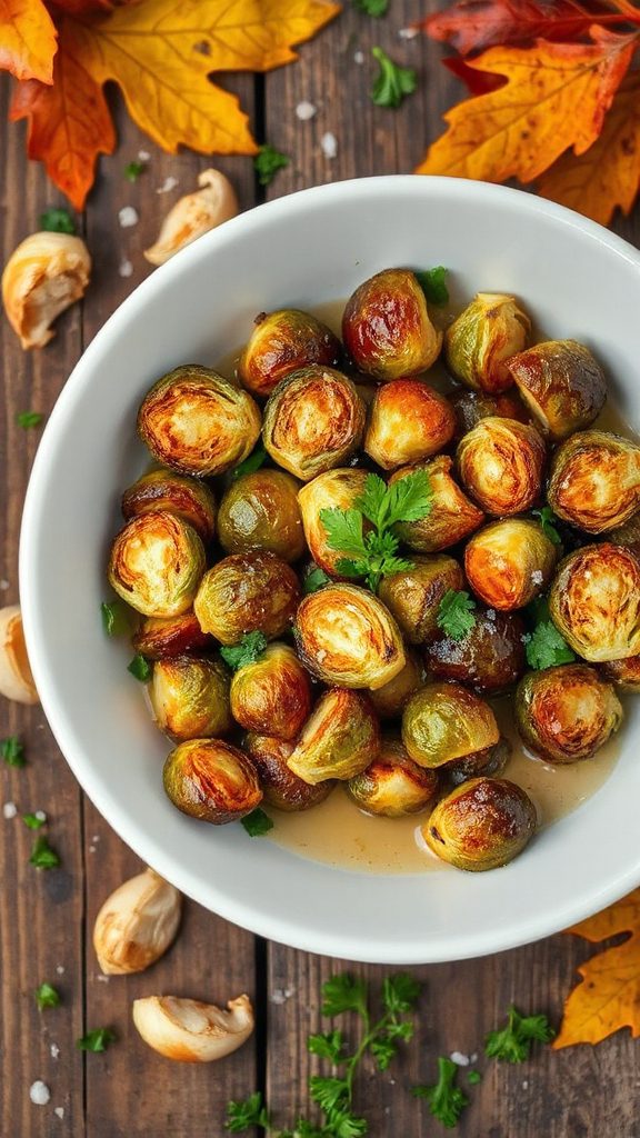 garlic butter brussels sprouts recipe