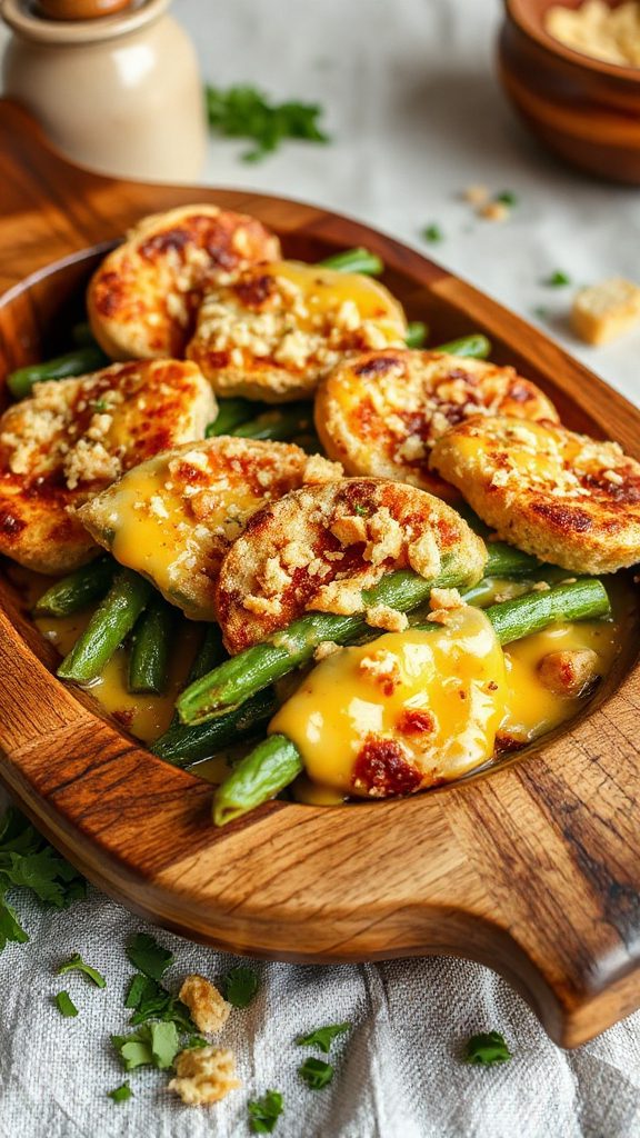 garlic dijon green bean gratin garlic dijon green bean gratin