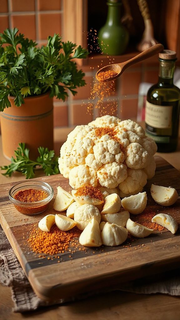 garlic fennel roasted cauliflower garlic fennel roasted cauliflower