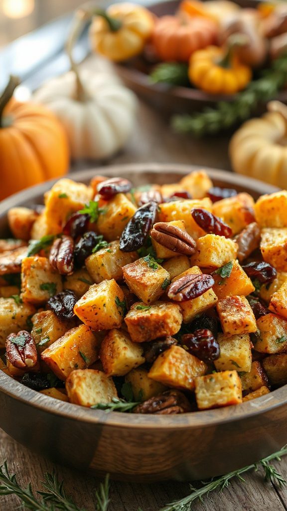garlic herb bread stuffing