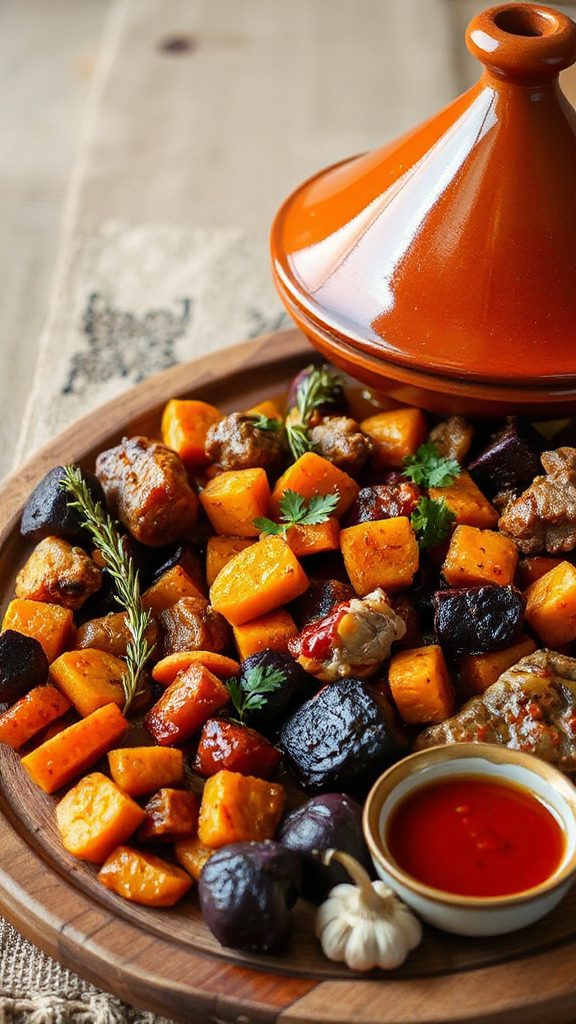 garlic herb roasted vegetables