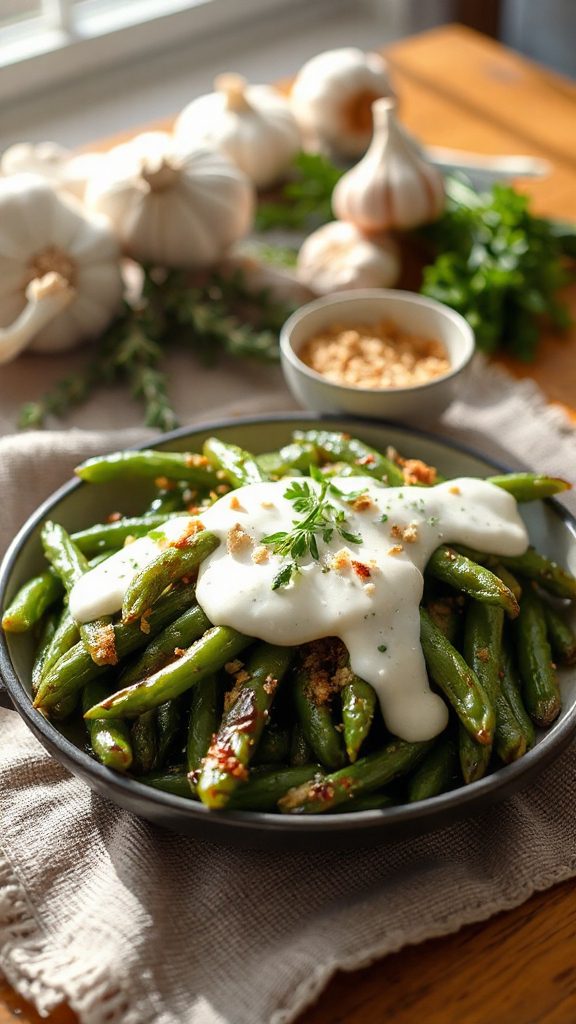 garlic herb yogurt sauce