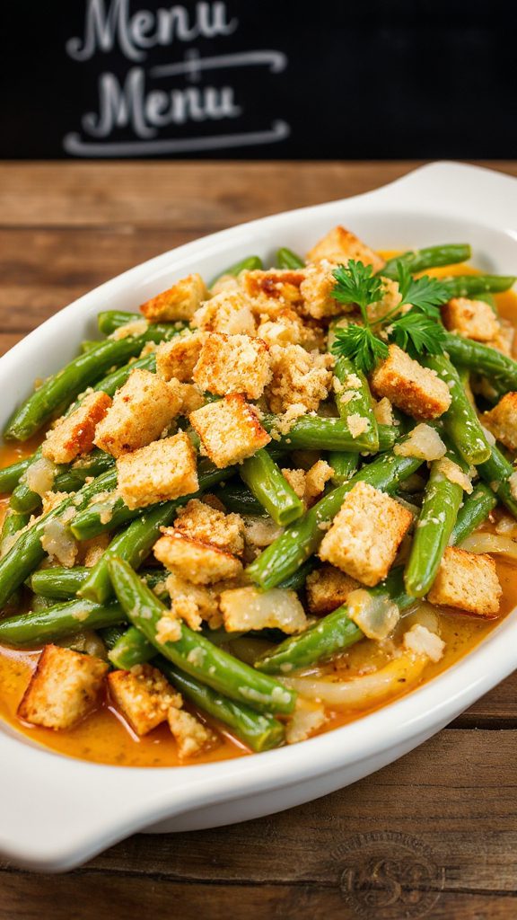 garlic parmesan green bean casserole garlic parmesan green bean casserole