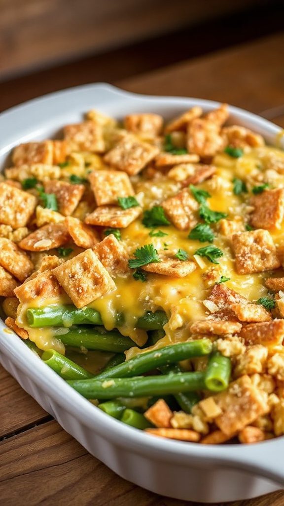 garlic parmesan green bean casserole garlic parmesan green bean casserole