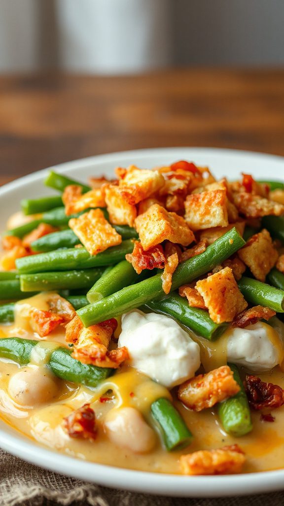 garlic parmesan green bean casserole garlic parmesan green bean casserole