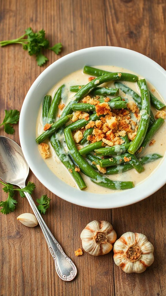 garlic ranch green bean bake