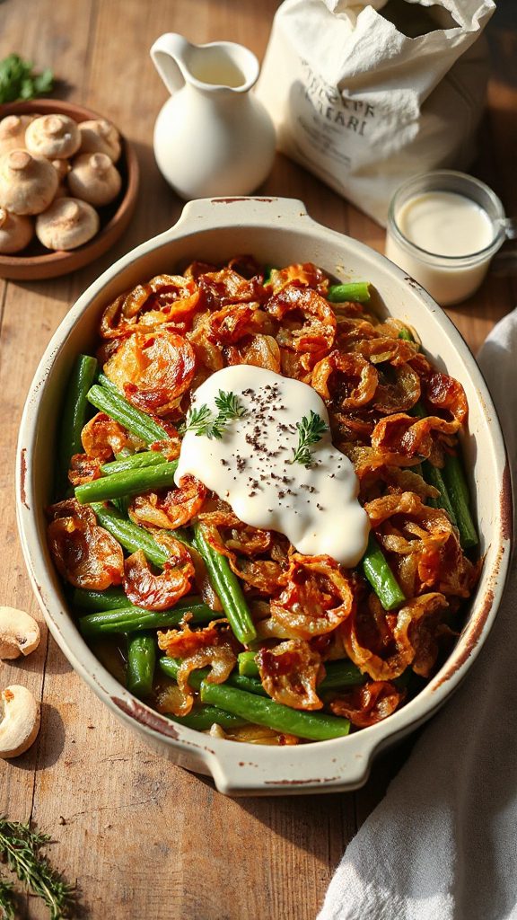 garlic roasted green beans