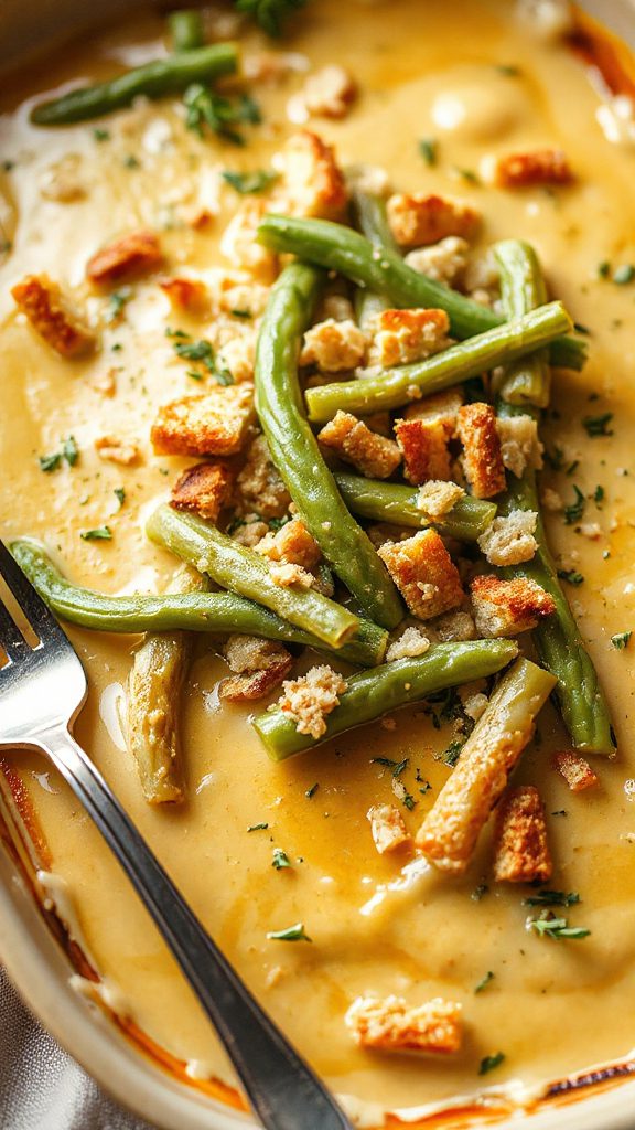 garlic shallots green bean casserole garlic shallots green bean casserole