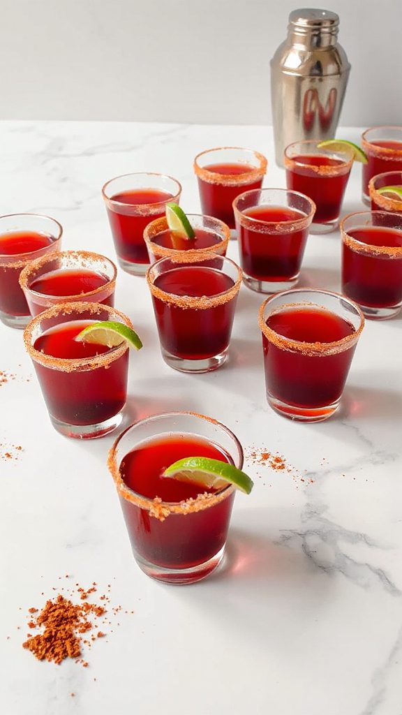 garnish tequila shots creatively