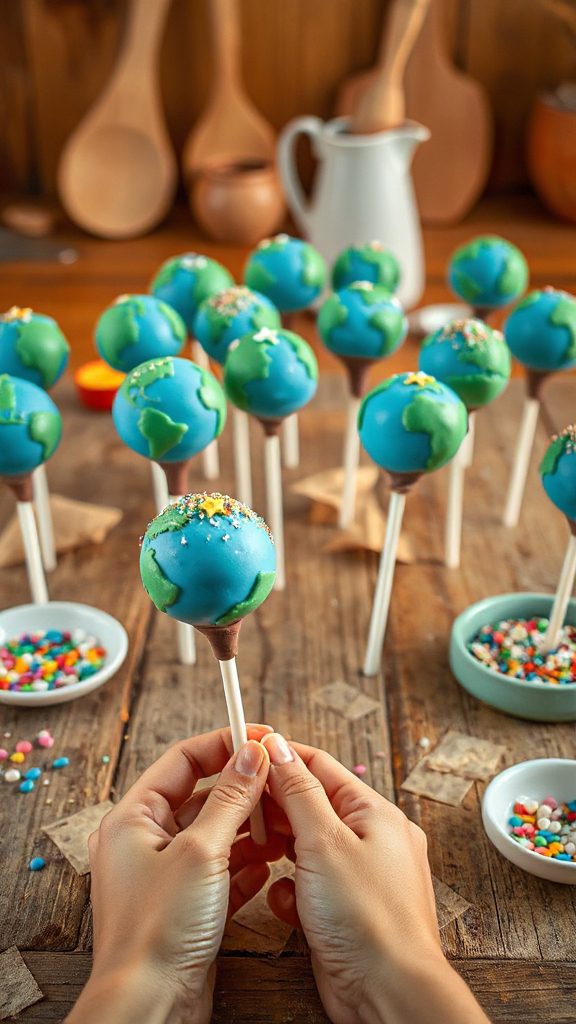 geography themed dessert treats