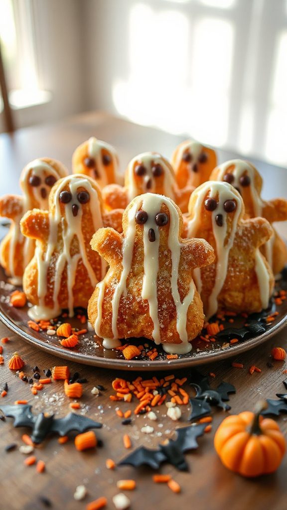 ghost shaped french toast pops ghost shaped french toast pops