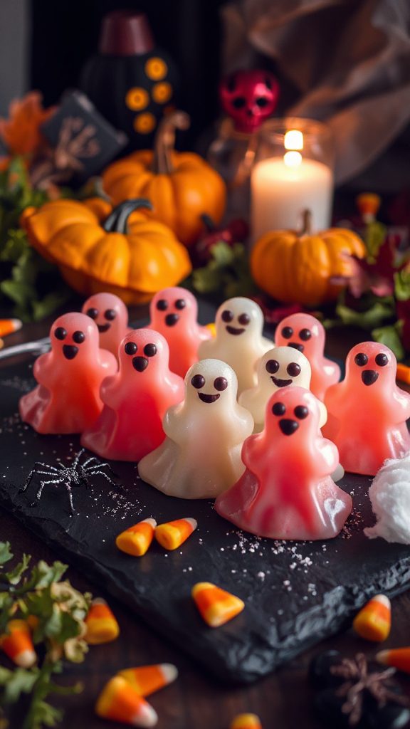 ghost shaped halloween pastries ghost shaped halloween pastries