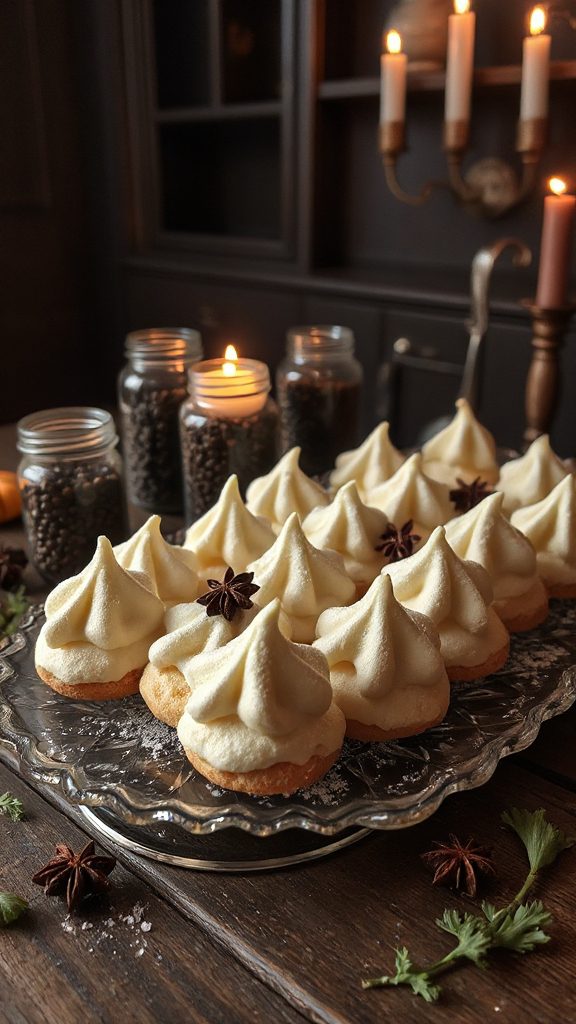 ghostly anise cream puffs