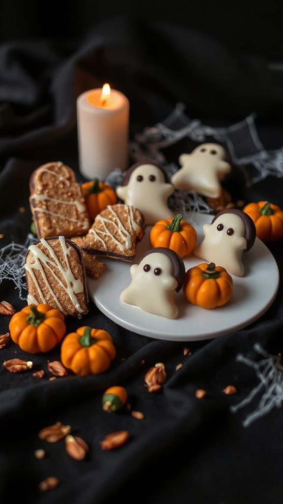 ghostly chocolate calissons treat