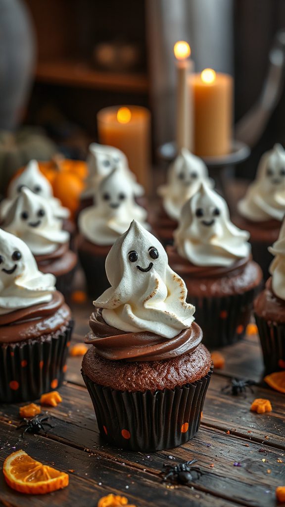 ghostly meringue cupcake toppers ghostly meringue cupcake toppers
