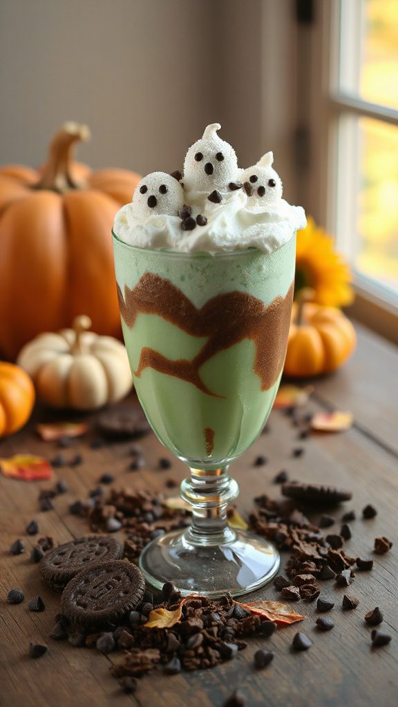 ghostly mint chocolate shake ghostly mint chocolate shake
