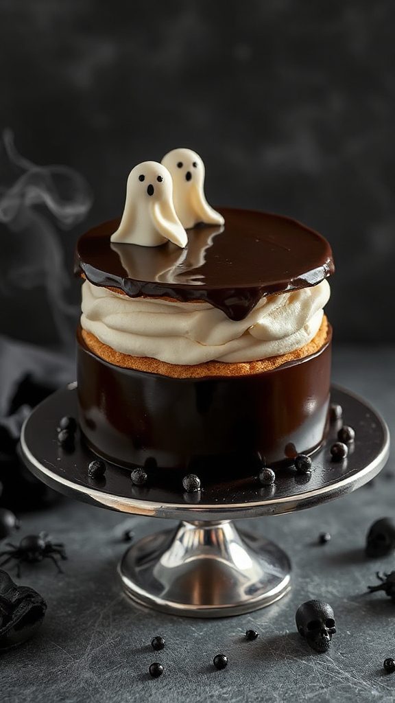 ghostly vanilla dessert delight